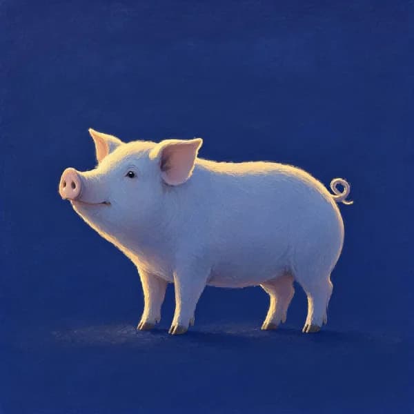 Pig — Dreamquill symbol illustration