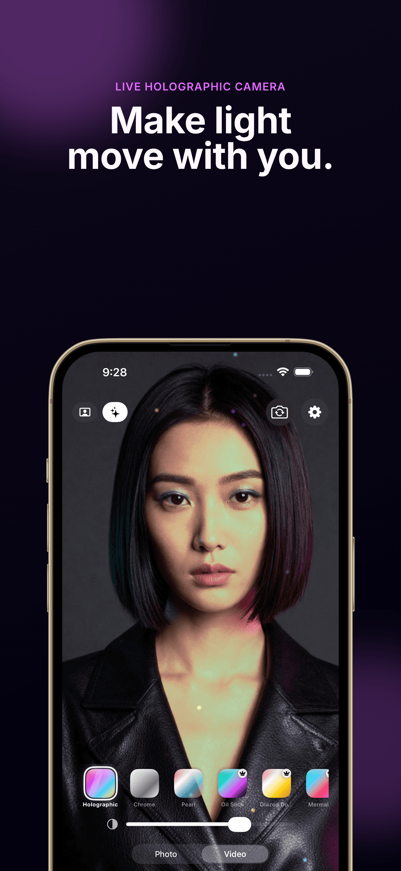 Glaze live holographic camera