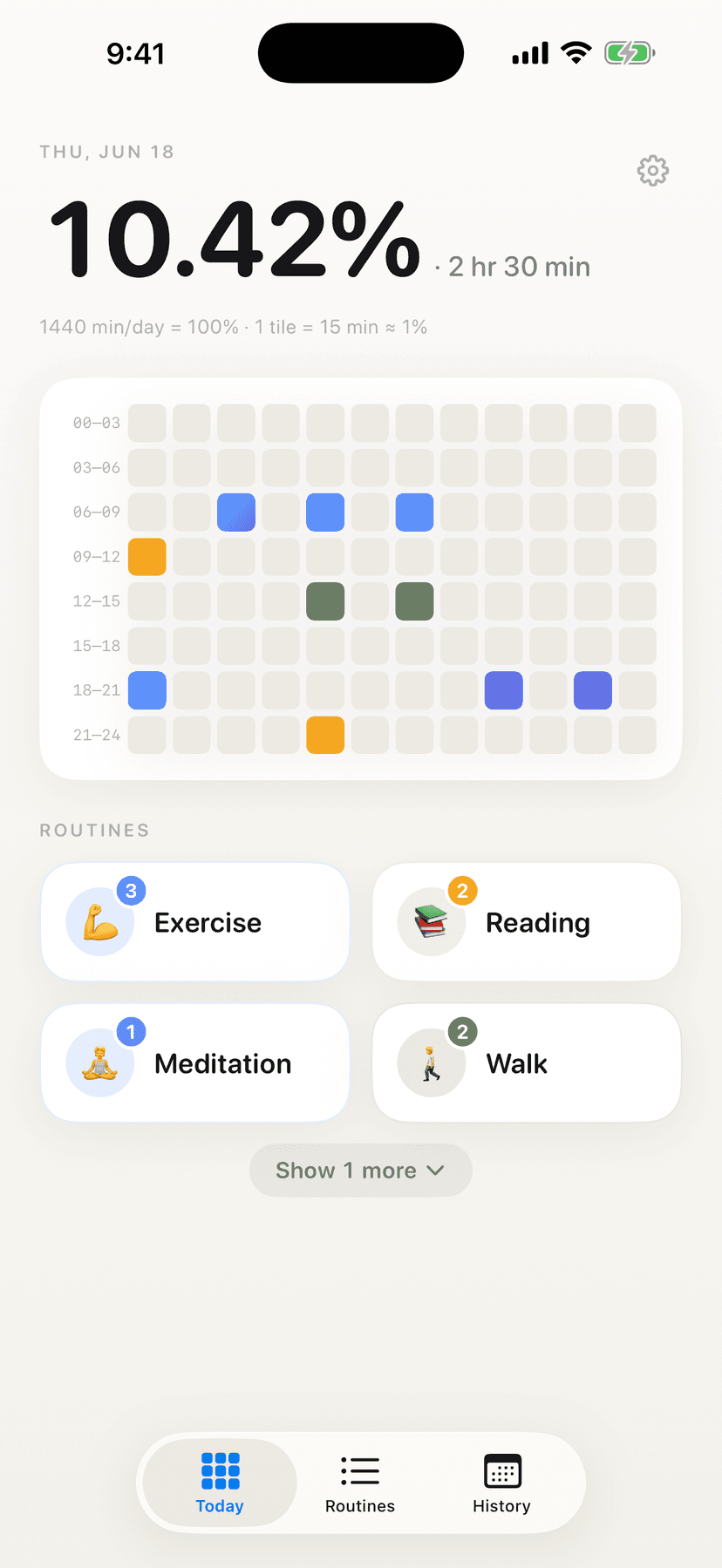 1% Habit Screenshot 1