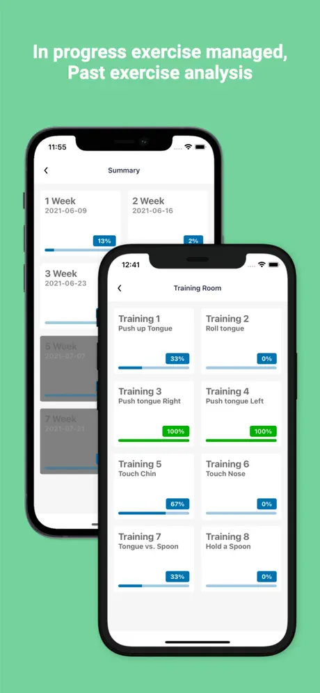Coda Training Screen